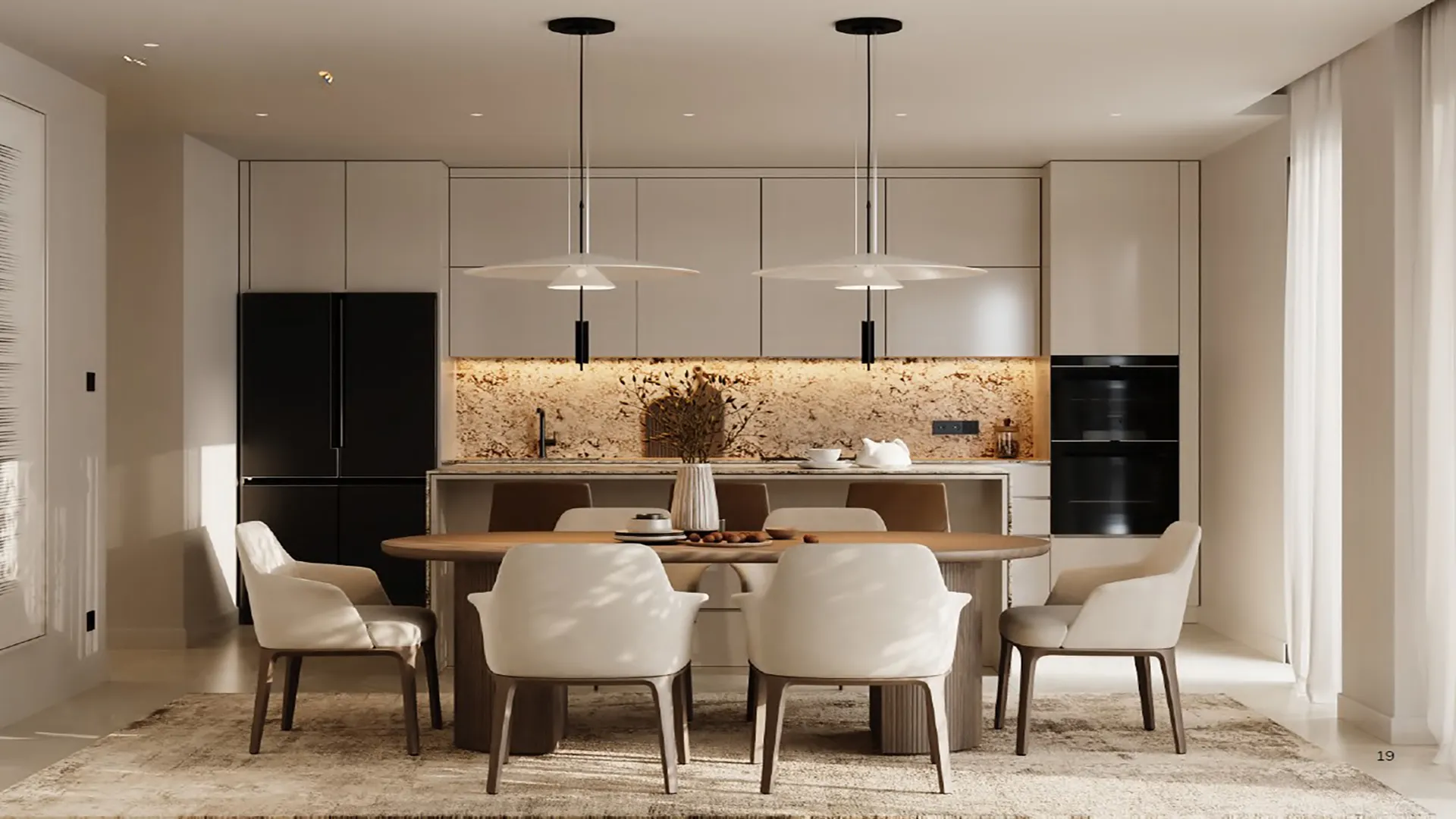 Modern kitchen interior
