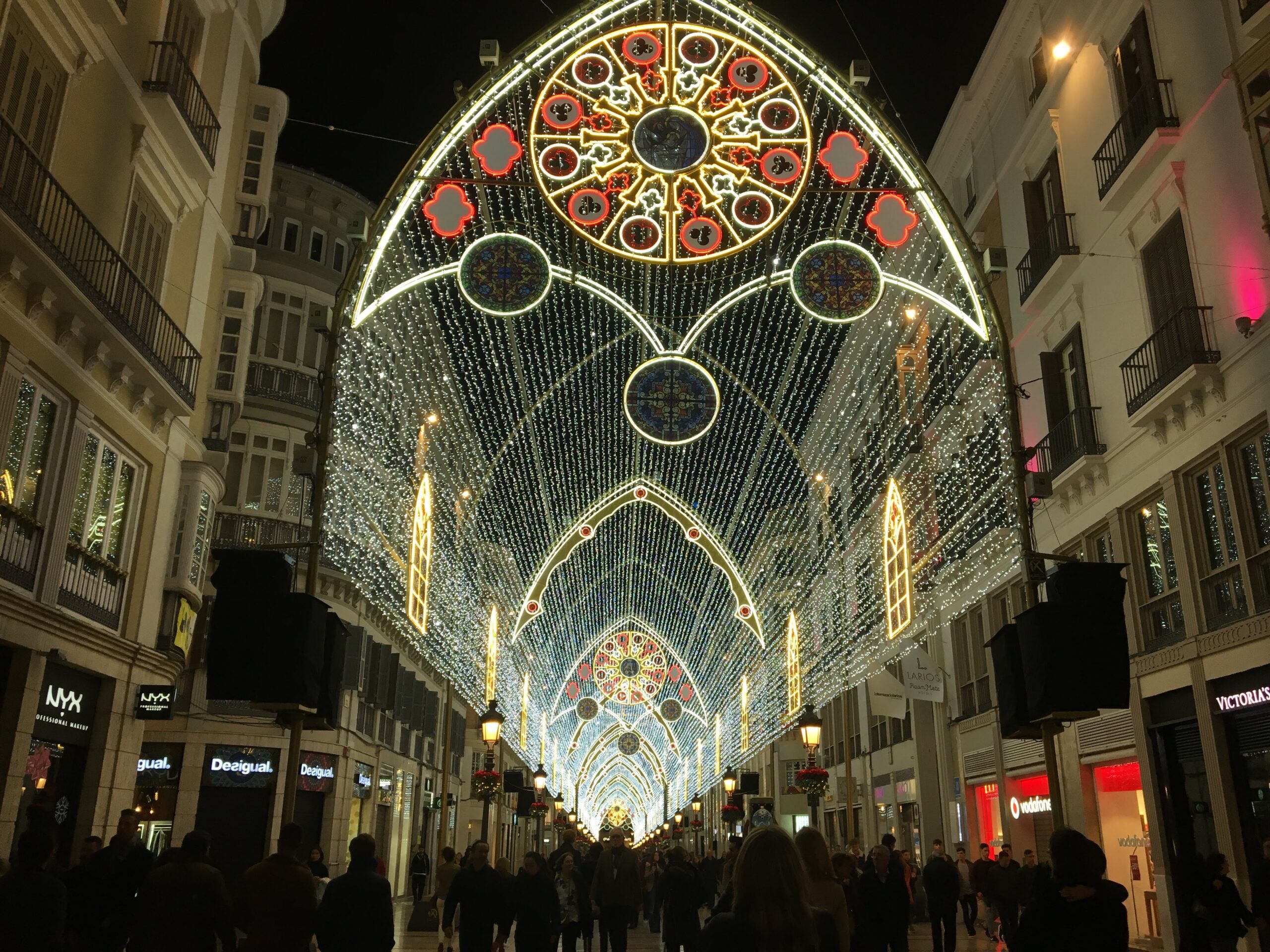Malaga Christmas light