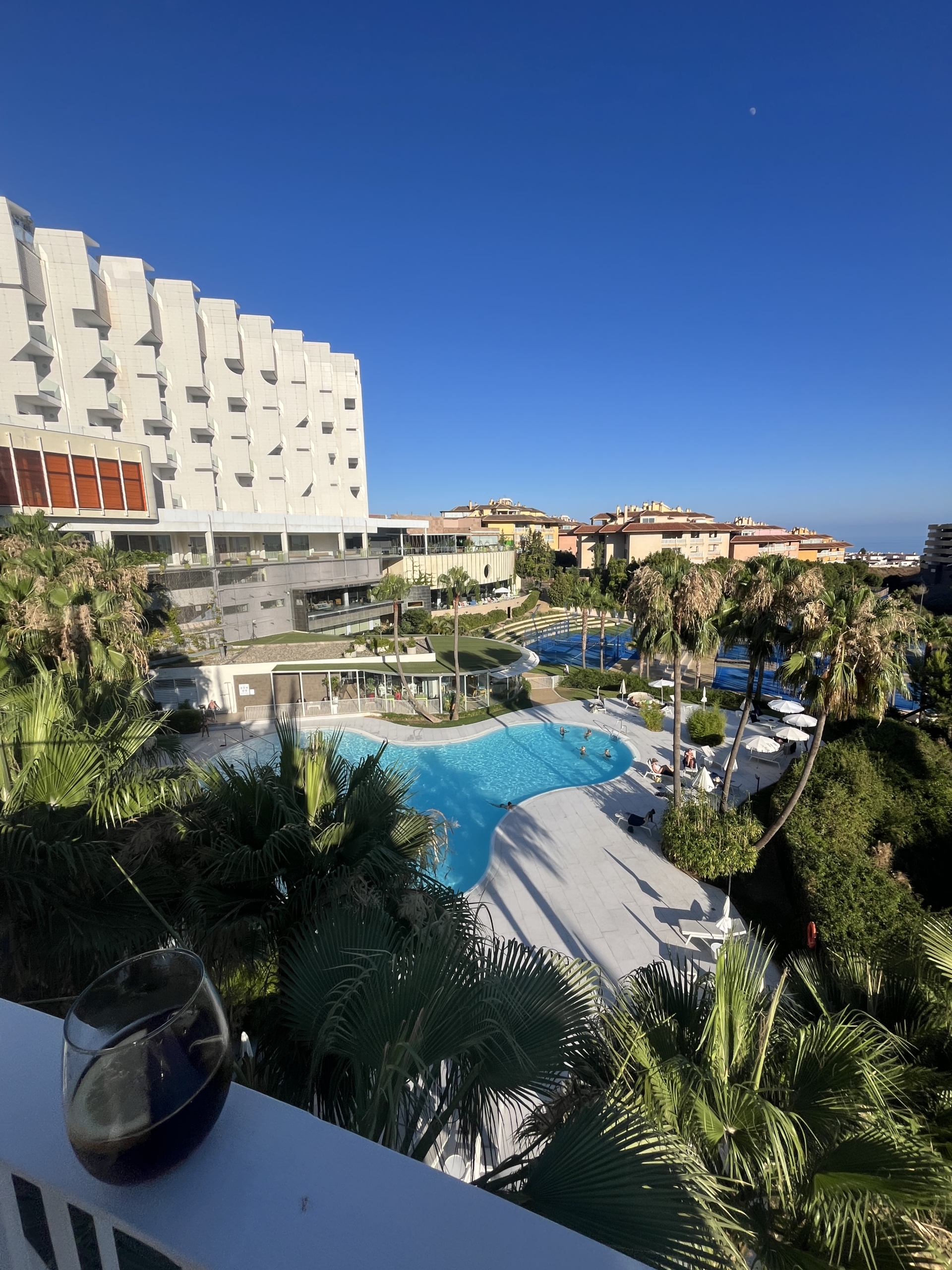 Hotel Curio pool area and seaview