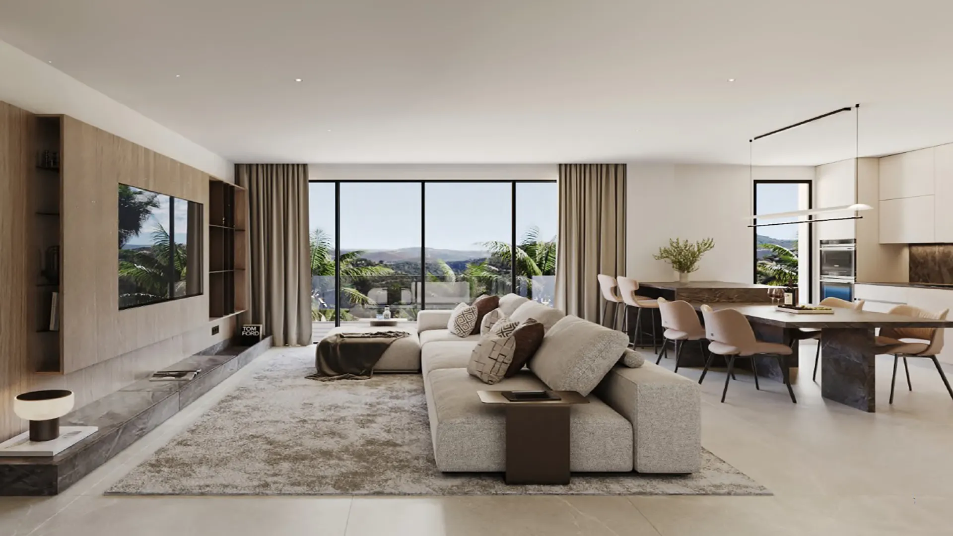 EV Living room Emrald View Club Residences livingroom