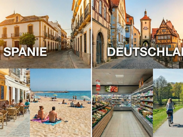 Spanien vs Deutschland Lebenshaltungskosten Immobilienpreise