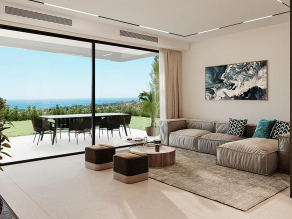 Living Room Sea View Townhouse