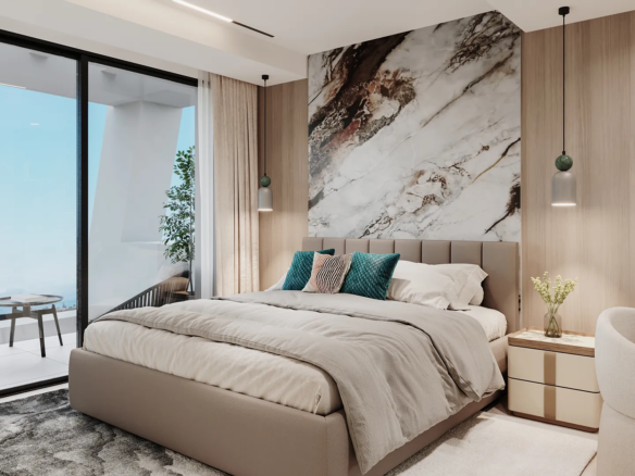 Master Bedroom Sea Views Marbella