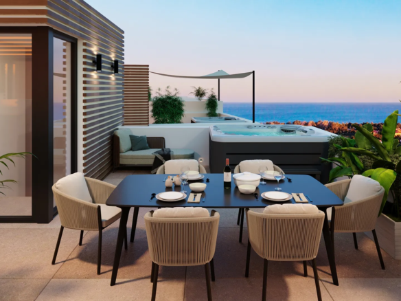 Solarium Jacuzzi Sea Views Marbella