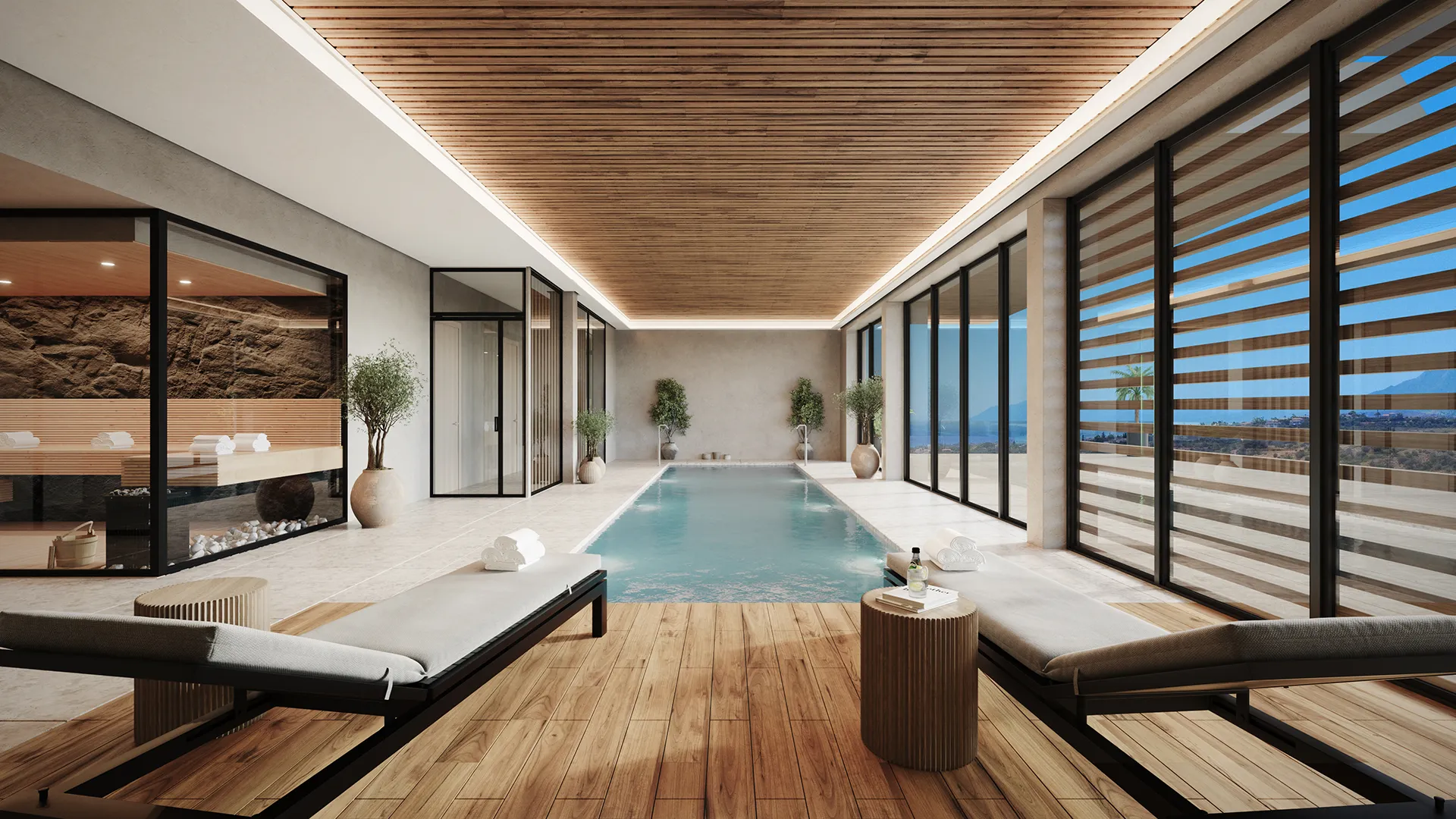 Spa Pool Lounge Area Elviria