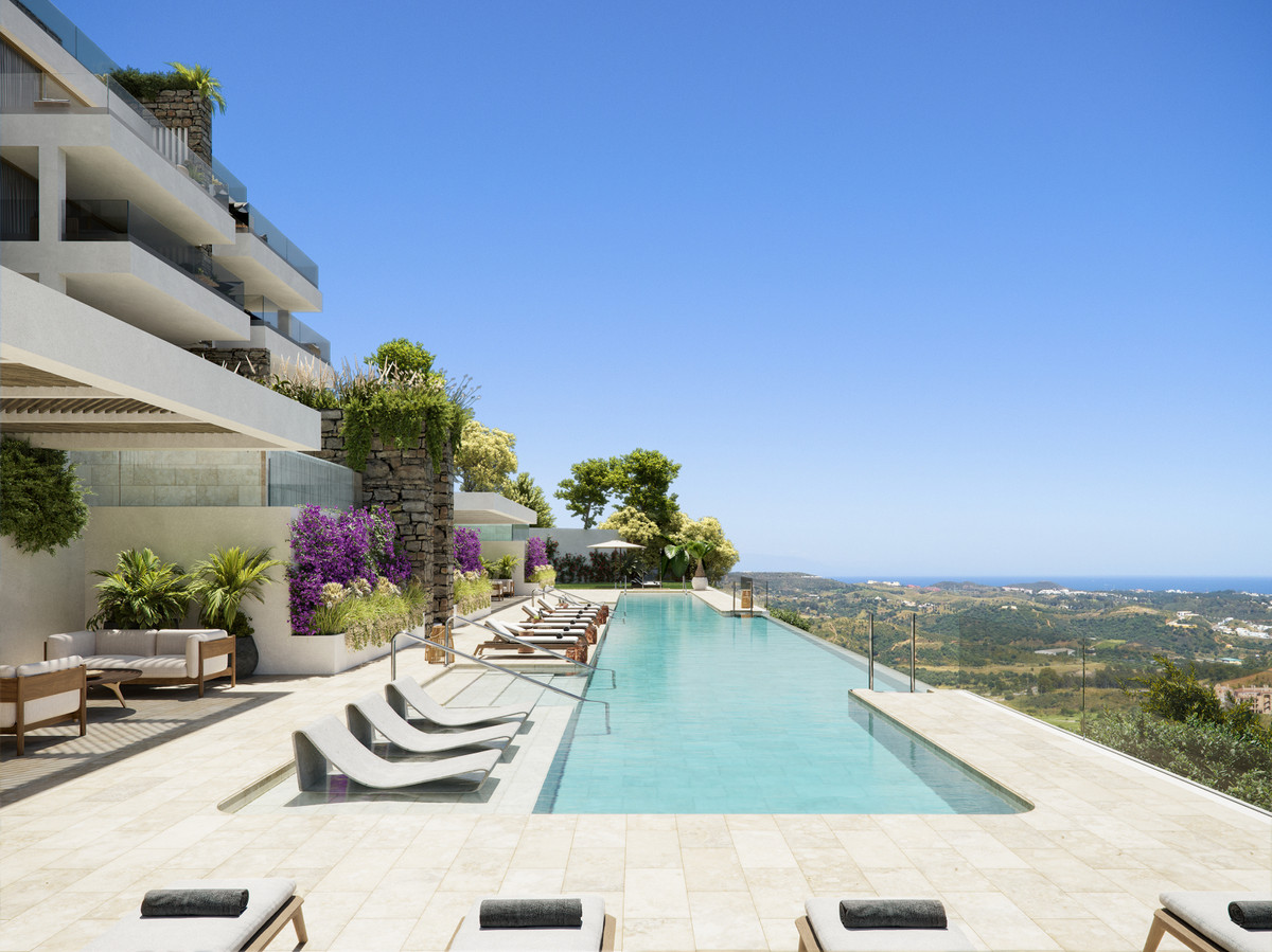 Boutique Project – La Cala de Mijas - infinity pool-terrasse med panoramaudsigt over hav og bakker