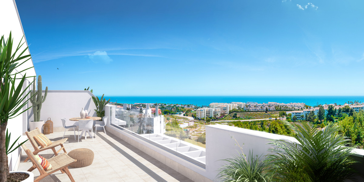Célere Sunrise – Mijas - rooftop terrace with panoramic sea views over Mijas Costa and the Mediterranean