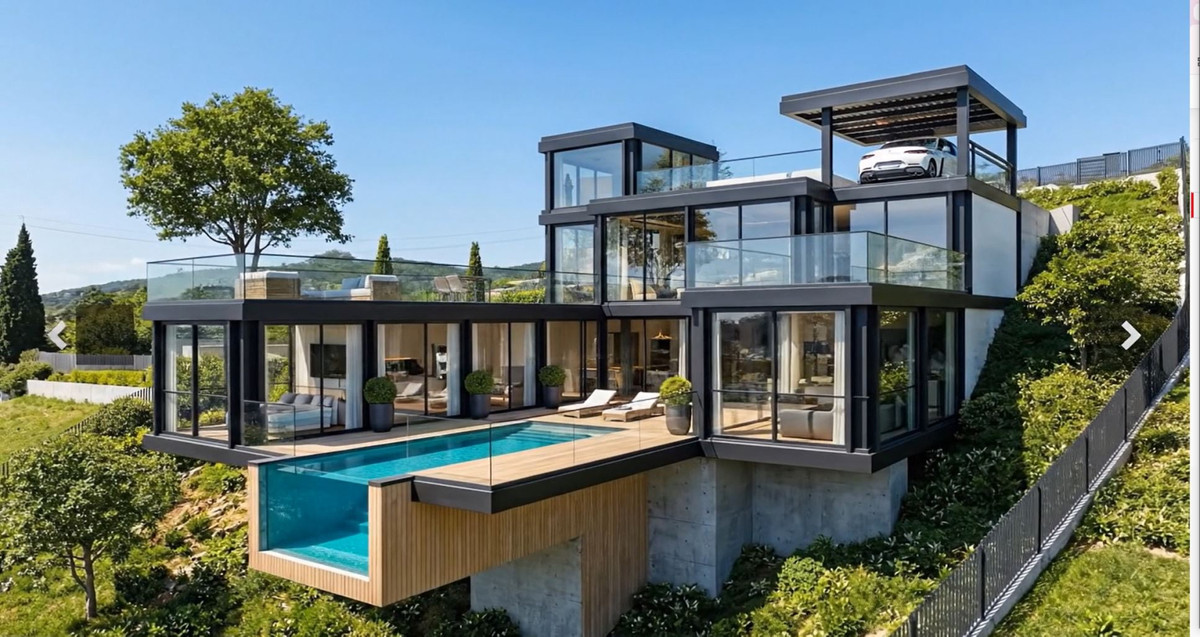 Faisán 99 HL – Alhaurín el Grande - moderne luksusvilla med infinity pool, glasaltaner og taggarage