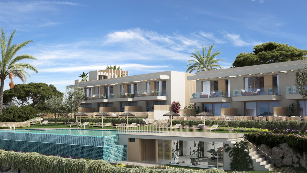 Kristina Views – Manilva - luxe nieuwbouw exterieur met infinity pool, tuinen, gym en terrasappartementen
