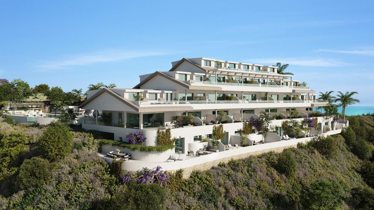 Macan Beach Residences – Benalmadena – luxuriöse Hangvilla mit Terrassen, üppigen Gärten und Meerblick