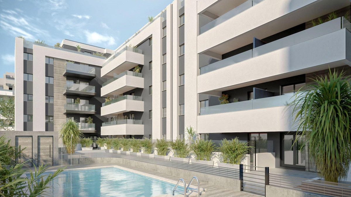 Premier Residencial – Las Lagunas - moderne boligkompleks med fælles pool, grønne haver og private altaner