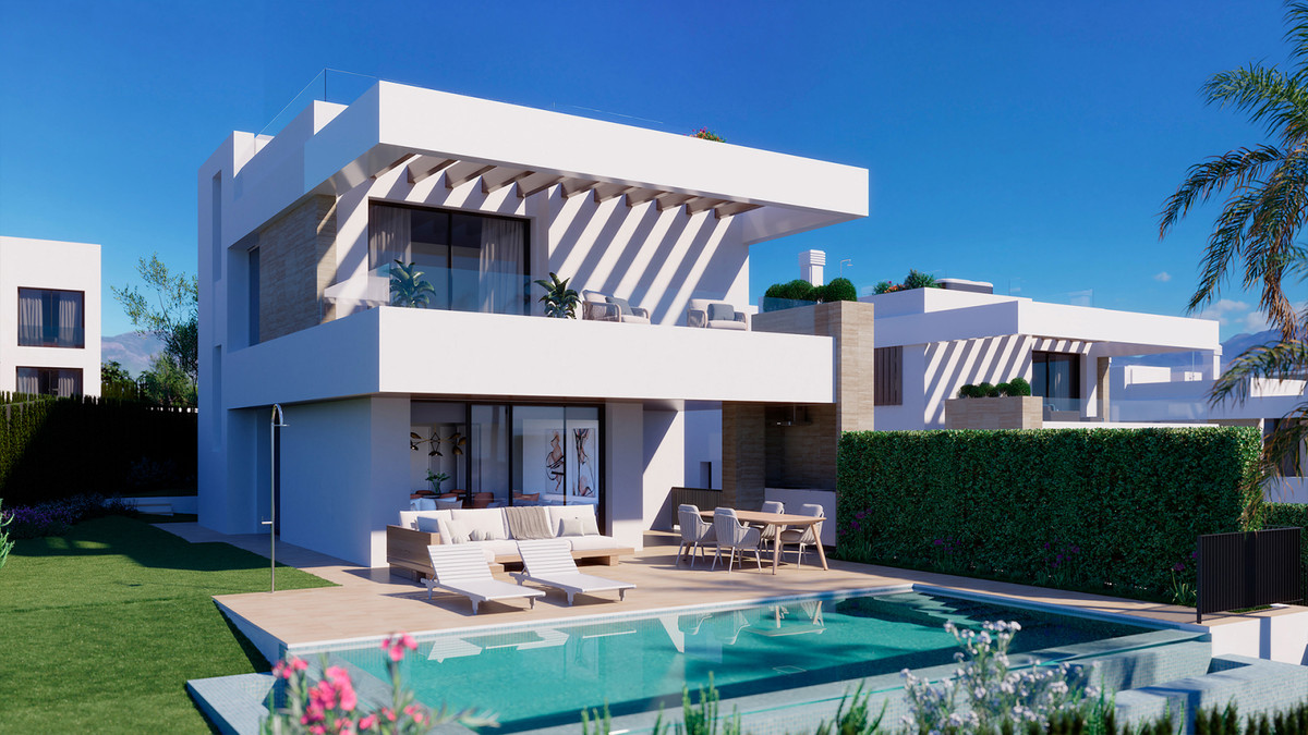 Seven Diamonds – Atalaya - moderne hvid villa med privat pool, solterrasse og landskabshave