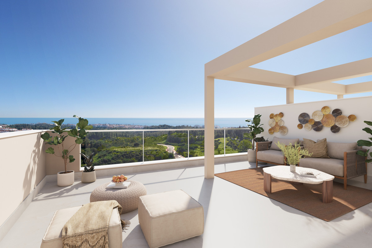 Valley Views – Mijas - luxueus dakterras met panoramisch zee- en boslandschap, buitenzithoek en pergola