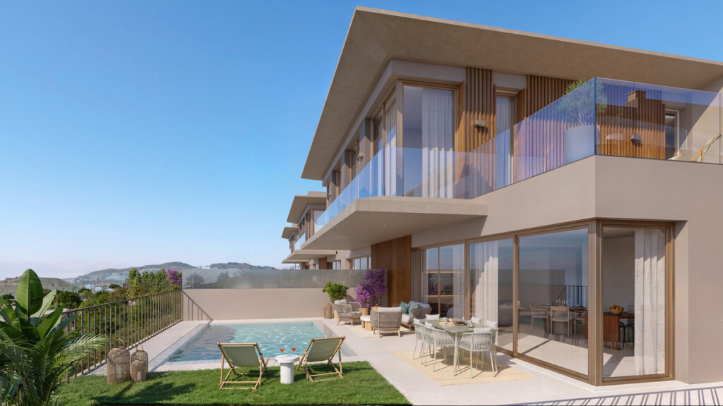 VISSION HILLS II – ADOSADO – La Cala de Mijas - luksuriøs ny bolig med privat pool, terrasse og bjergudsigte