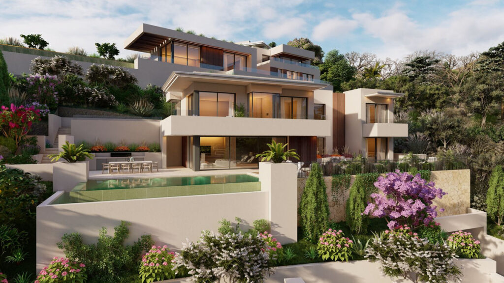 SOLARA II – Altos de los Monteros - Moderne Luxusvilla mit Pool, Terrassen und gepflegtem Garten am Hang